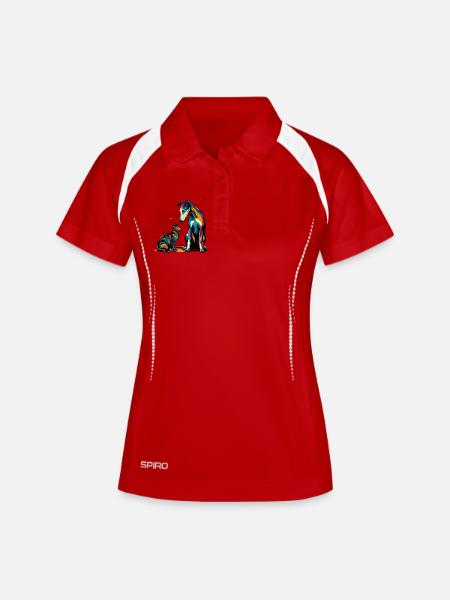 Best Friends Colorful Encounter - Women's Polo breathable - white/navy