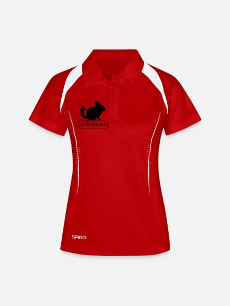 Chinchilla - Chill Chiller - Women's Polo breathable - white/navy