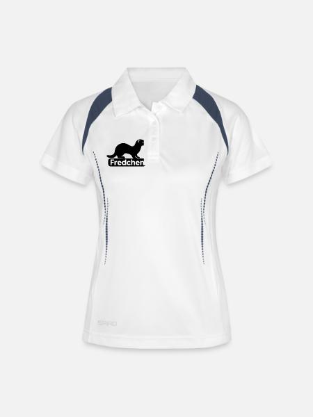 Fredchen_Frettchen - Women's Polo breathable - white/navy