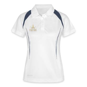 Elyte  - Polo respirant Femme - blanc/marine - Devant