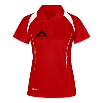Panthère - Polo respirant Femme - blanc/marine - Devant