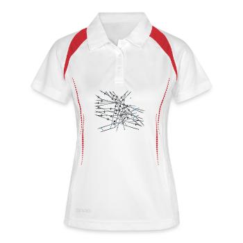 Navigationskarte - Women's Polo breathable - white/navy - Front