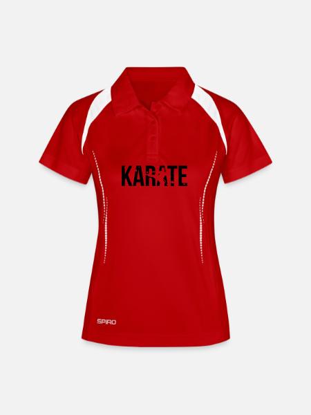 karate - Women's Polo breathable - white/navy