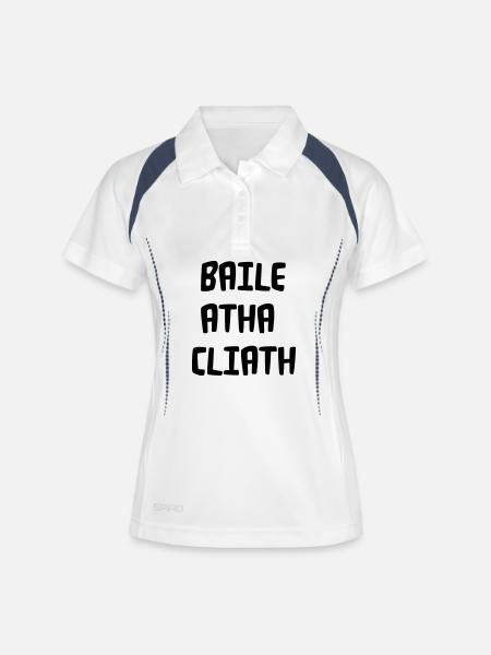 Baile Atha Cliath - Women's Polo breathable - white/navy