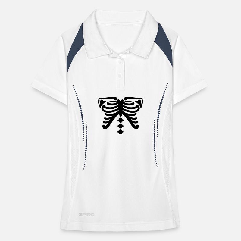 skeleton Women's Polo breathable