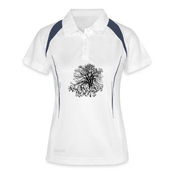 Albanian roots - Women's Polo breathable - white/navy - Front