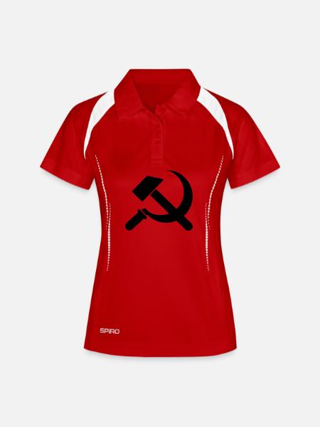 communist - Women's Polo breathable - white/navy