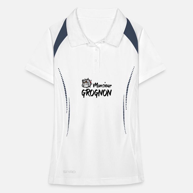 Herr GROGNON Frauen Polo atmungsaktiv
