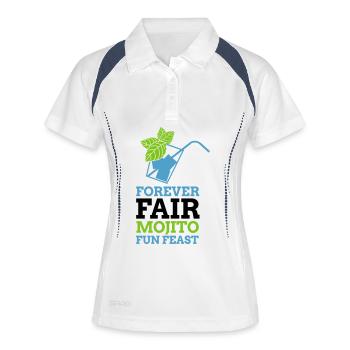 Forever Mojito Feast - Women's Polo breathable - white/navy - Front