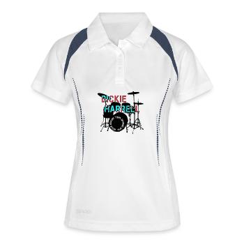 Dickie Harrell Neon en détresse - Polo respirant Femme - blanc/marine - Devant