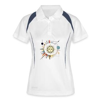 Sun Star Cosmos Ray Art - Women's Polo breathable - white/navy - Front