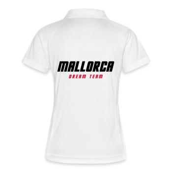 Équipe de rêve de Majorque - Polo respirant Femme - blanc/marine - Dos