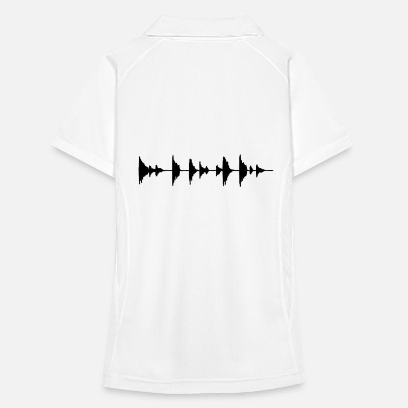 Waveform - Sample - Drumloop Women's Polo breathable