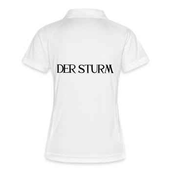 Der Sturm - Polo respirant Femme - blanc/marine - Dos
