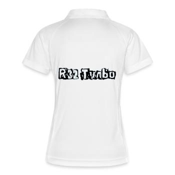 R32 Turbo 2.0 - Polo respirant Femme - blanc/marine - Dos