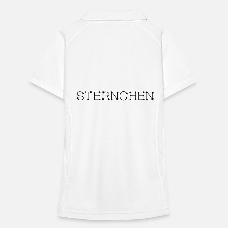 Sternchen Frauen Polo atmungsaktiv