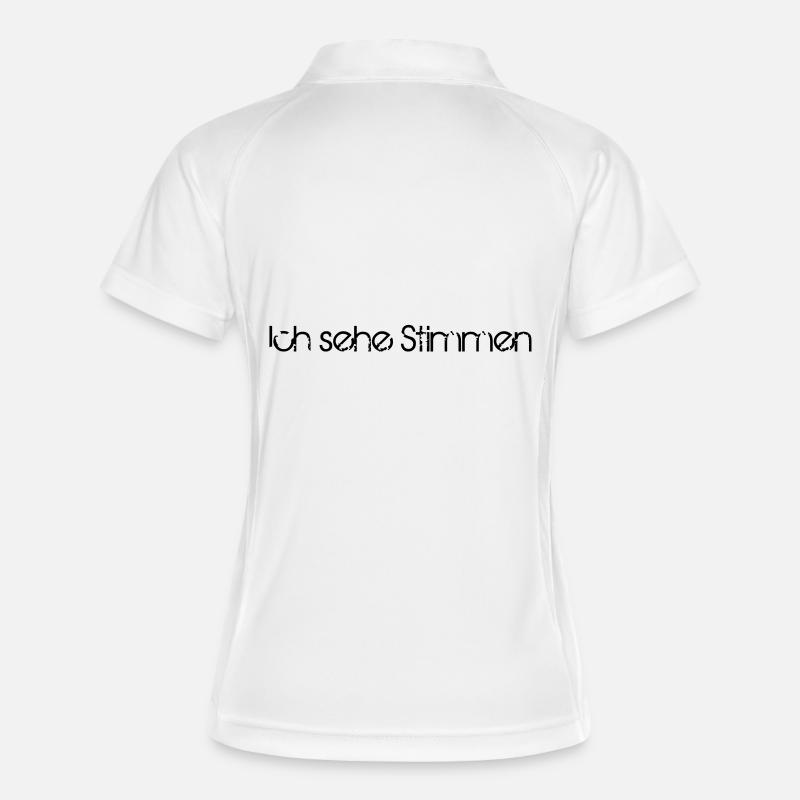 vote - Women's Polo breathable - white/navy