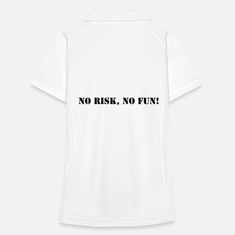 Pas de risque, pas de plaisir Polo respirant Femme