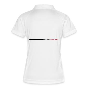 Ligne des membres d’équipage - Polo respirant Femme - blanc/marine - Dos