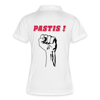 REVOLUTION PASTIS - Polo respirant Femme - blanc/marine - Dos