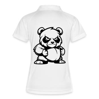 panda - Polo respirant Femme - blanc/marine - Dos