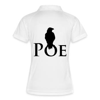 Poe Raven - Polo respirant Femme - blanc/marine - Dos