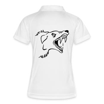 Bad Dog - Polo respirant Femme - blanc/marine - Dos
