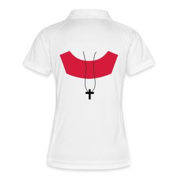 Acolyte acolyte - Polo respirant Femme - blanc/marine - Dos