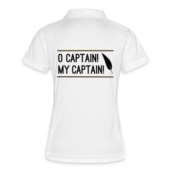 O Captain! My Captain! - Women's Polo breathable - white/navy - Back