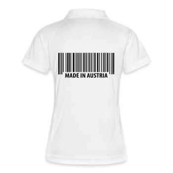 Made in Austria - Polo respirant Femme - blanc/marine - Dos