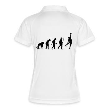 CLIMBING EVOLUTION THEORY SHIRT - Women's Polo breathable - white/navy - Back