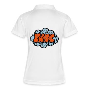 Funk Cloud - Polo respirant Femme - blanc/marine - Dos