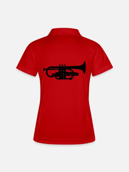 Cornet - Women's Polo breathable - white/navy