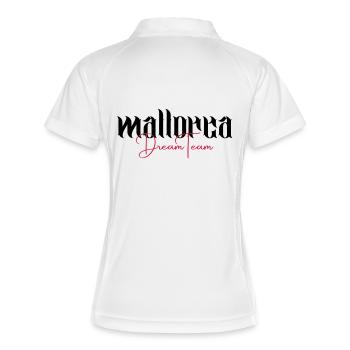 Équipe de rêve de Majorque - Polo respirant Femme - blanc/marine - Dos