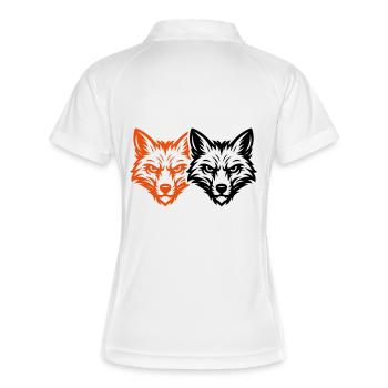 L’équipe Fox Head - Polo respirant Femme - blanc/marine - Dos