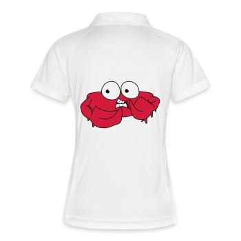 Oops the funny crab - Oops the funny crab - Women's Polo breathable - white/navy - Back