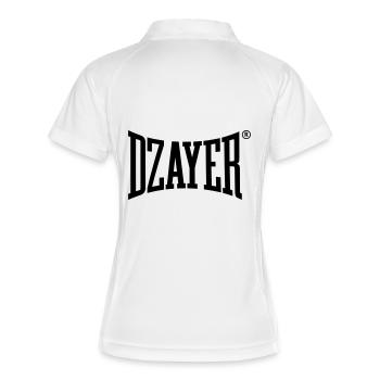 Dzayer - Polo respirant Femme - blanc/marine - Dos