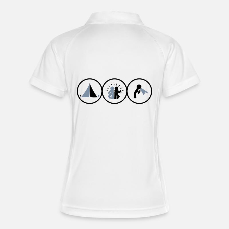 Festival - Women's Polo breathable - white/navy