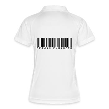 German Engineer - Women's Polo breathable - white/navy - Back