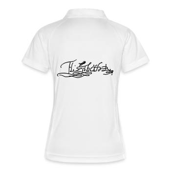 Elizabeth I of England - Polo respirant Femme - blanc/marine - Dos