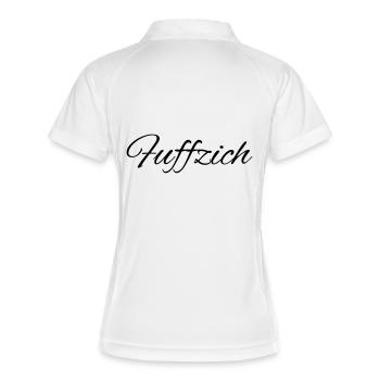 Fuffzich - Polo respirant Femme - blanc/marine - Dos