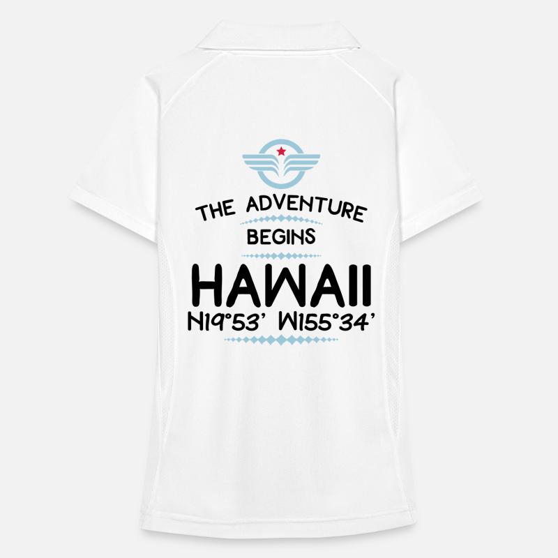 Hawaii Frauen Polo atmungsaktiv
