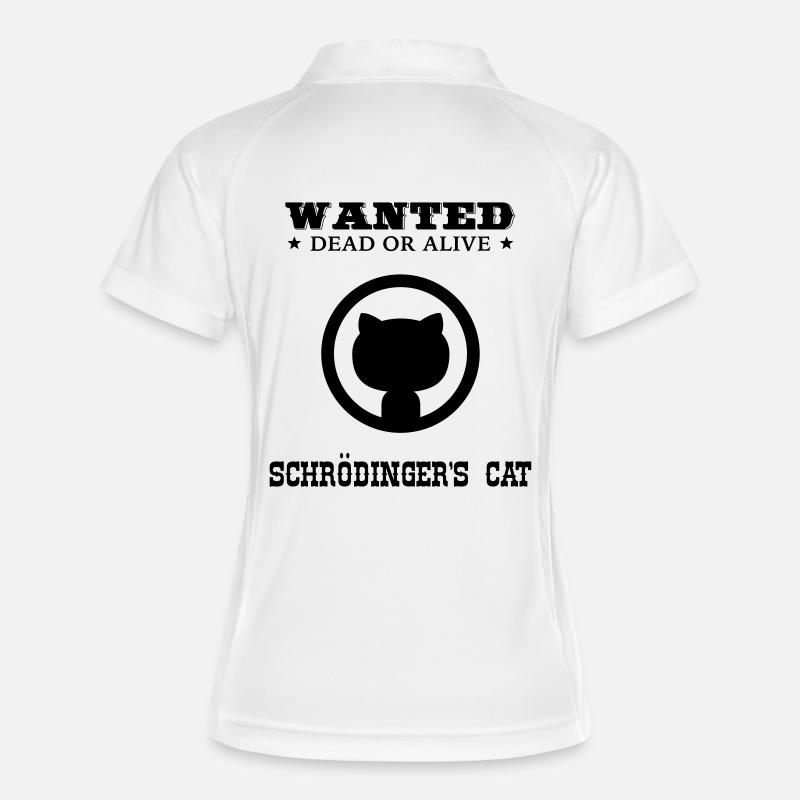 WANTED - Schrödinger's Cat - Women's Polo breathable - white/navy