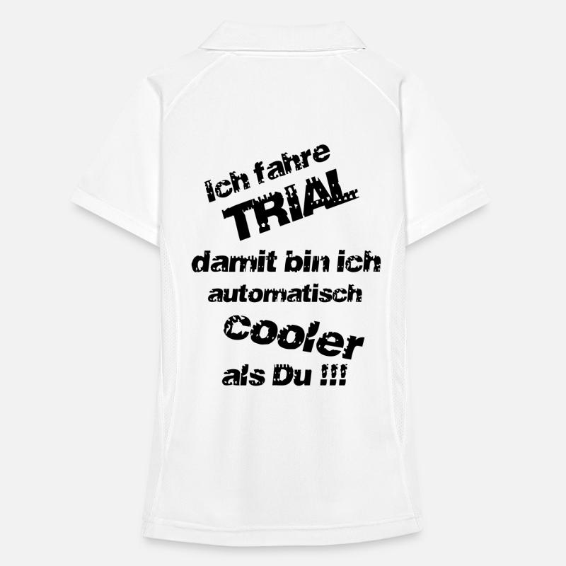 Cooler als Du Frauen Polo atmungsaktiv