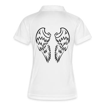Ailes d'ange - Polo respirant Femme - blanc/marine - Dos
