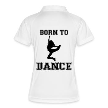 Born to dance - Polo respirant Femme - blanc/marine - Dos