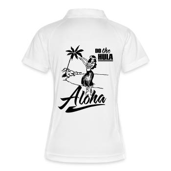 Aloha - Polo respirant Femme - blanc/marine - Dos
