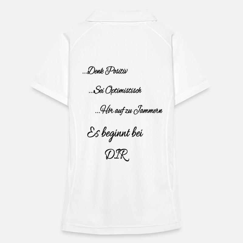 Cela commence par VOUS Polo respirant Femme