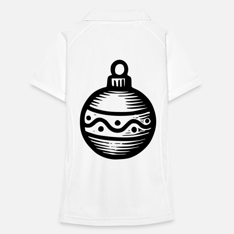 Weihnachtskugel Frauen Polo atmungsaktiv