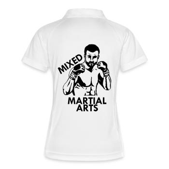Mixed Martial Arts - Polo respirant Femme - blanc/marine - Dos